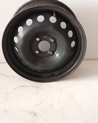 N 2 Cerchi in ferro 15 pollici 4x100 Renault