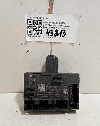 CENTRALINA PORTA SX GUIDA AUDI A4 Berlina 8K0 959