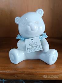 Orsetto in porcellana bianca