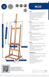 Cavalletto per dipingere Mabef da Studio M10
