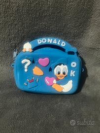 Mini borsa crossbody azzurra cartoon silicone
