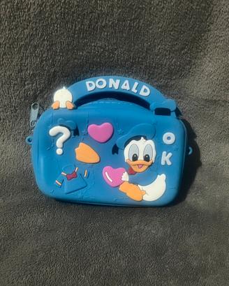 Mini borsa crossbody azzurra cartoon silicone