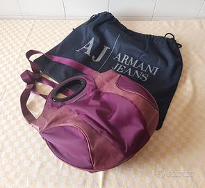 Borsa donna a mano e tracolla Armani Jeans vintage