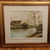  splendido quadro a olio 