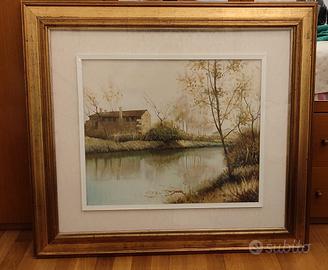  splendido quadro a olio 