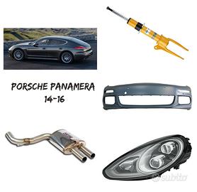 Porsche Panamera musata cofano cerchi scarico box