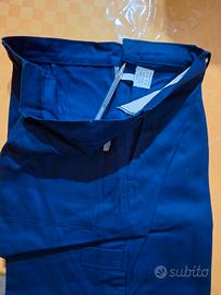 pantaloni da lavoro estivo blu