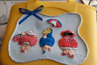 Borsa artigianale in gomma Eva 