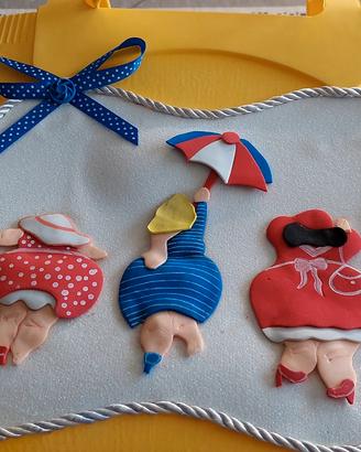 Borsa artigianale in gomma Eva 