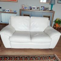 Divano in pelle a due 