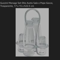 Set Guzzini Menage  Olio Aceto- Ricambi