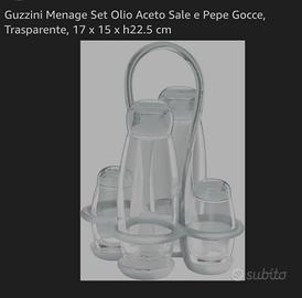 Set Guzzini Menage  Olio Aceto- Ricambi