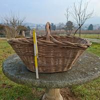 cesta vimini intrecciati