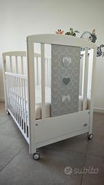 Lettino Foppapedretti Lovely + materasso + access.
