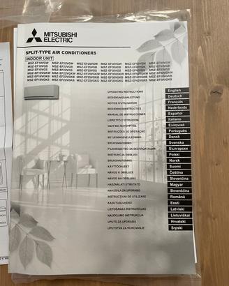 Manuale installazione e istruzioni Mitsubishi