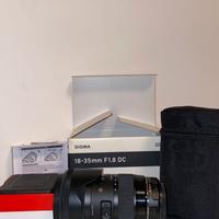Sigma art 18-35 Canon + viltrox adattatore m4/3