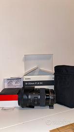 Sigma art 18-35 Canon + viltrox adattatore m4/3