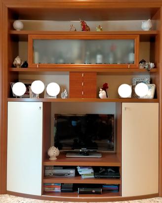 Parete attrezzata soggiorno H 230 cm – L 302 cm – 
