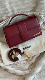Jacquemus le grand bambino burgundy