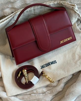 Jacquemus le grand bambino burgundy