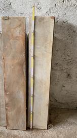 8 lastre marmo 20x3x113 cm