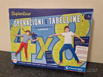 Sapientino gioco da tavolo Operazioni e tabelline 