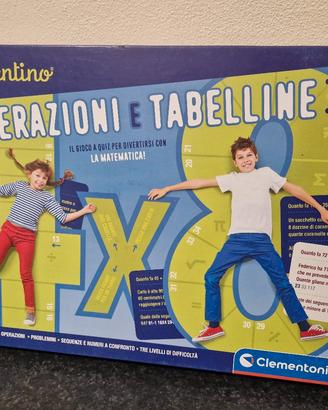 Sapientino gioco da tavolo Operazioni e tabelline 