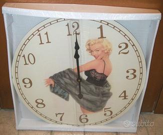 Marilyn Monroe Orologio da Parete 60 cm Nuovo