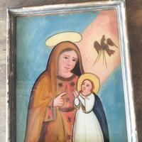 quadro devozionale madonna con il bambino 