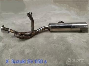 SUZUKI SV 650 S marmitta originale completa