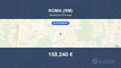 Immobile in asta di 54 m² con box auto a Roma