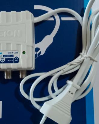 Amplificatore interno TV Edision 24v-200mA due usc