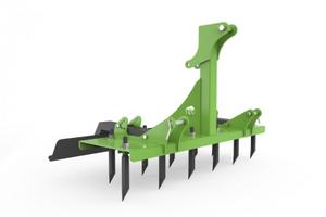 Erpice a Denti Rigidi Pony 120 cm per trattore 12-