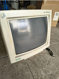 Monitor Crystal retro PC tubo catodico vintage