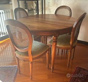 Tavolo ovalino fine ottocento francese