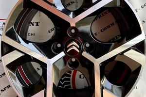 4 CERCHI IN LEGA ORIGINALI RAGGIO 17 CITROEN C3 C4