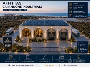 CAPANNONE COMMERCIALE ZONA INDUSTRIALE MODICA