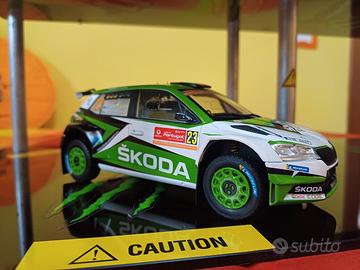 MODELLINO SKODA FABIA R5 SCALA 1:24 