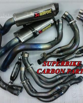 Honda cbr 600 scarico akrapovic supersport titanio
