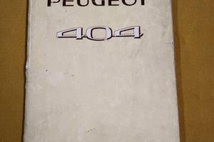 libretto uso e manutenzione Peugeot 404