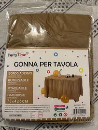 Tovaglia gonna per tavolo