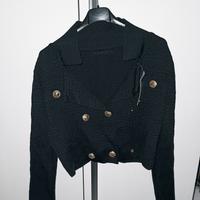 Giacca nera maxfactory taglia unica nuovo