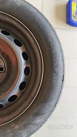 Gomme con cerchi piu’catene per Fiat Punto