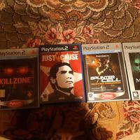 Ps2 just cause,ps2 killzone,matrix, splinter cell