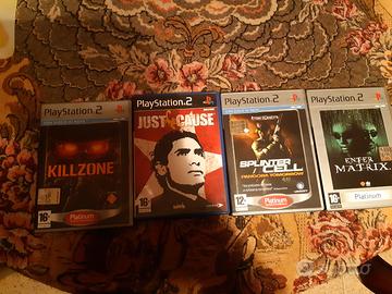 Ps2 just cause,ps2 killzone,matrix, splinter cell