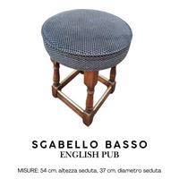SGABELLO LEGNO MASSELLO USATO BEN CONSERVATO