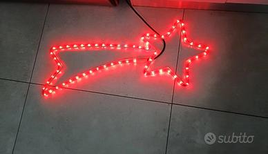 stella cometa  luminosa luci di Natale