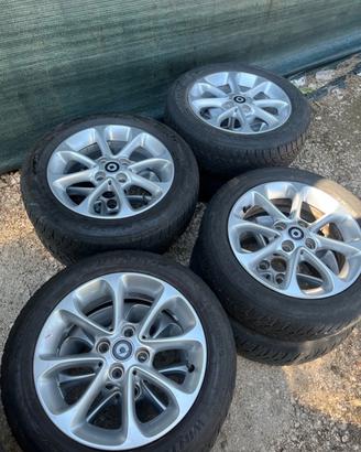 Cerchi e gomme smart 453 dopia Misura