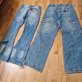 jeans vintage 2 pezzi