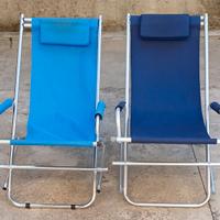 sedie a sdraio pieghevoli per campeggio